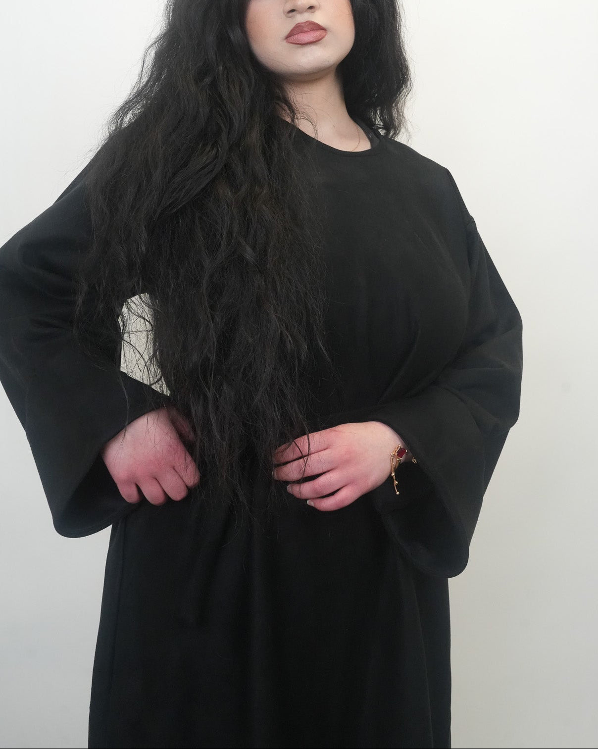 Suede Abaya