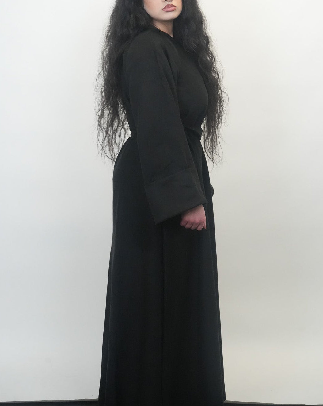 Suede Abaya