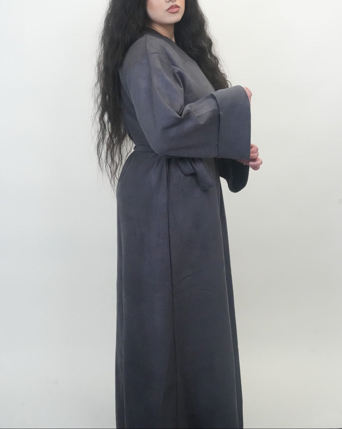 Suede Abaya