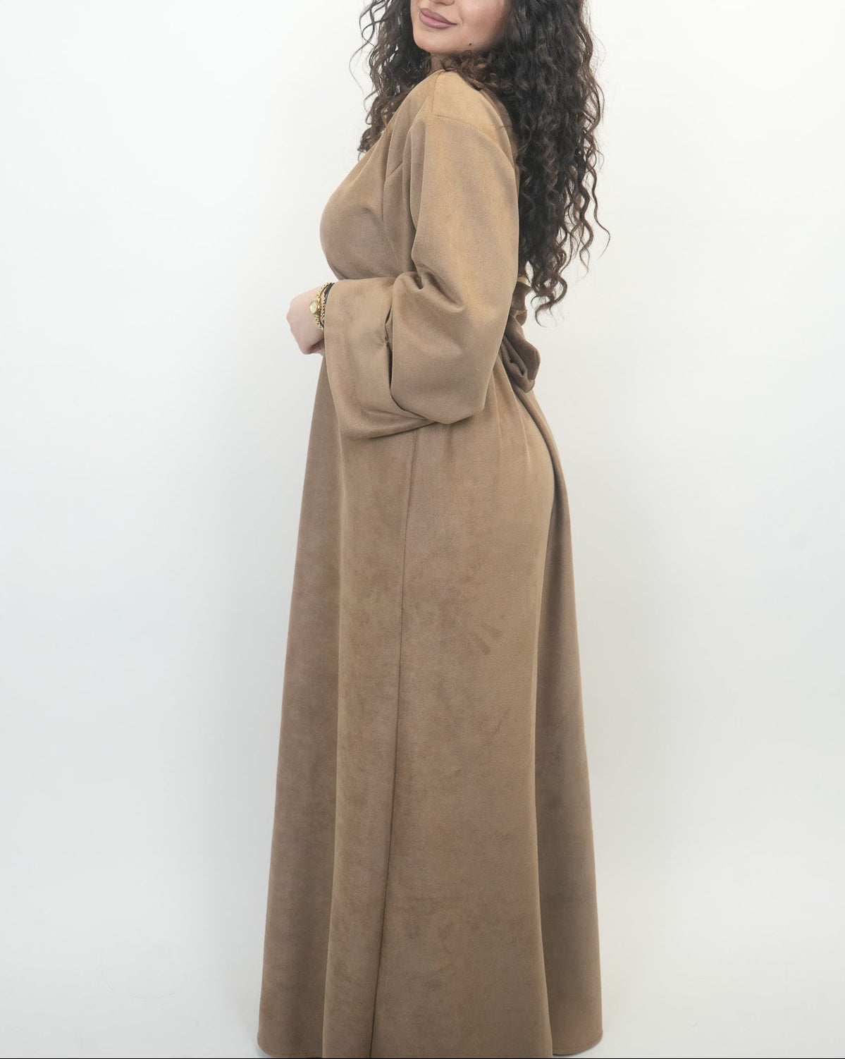 Suede Abaya