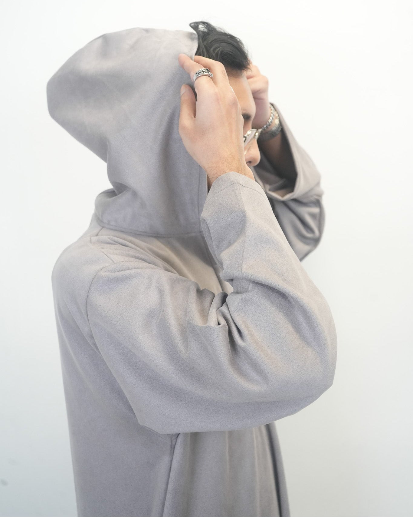 Suede Hooded Thobe