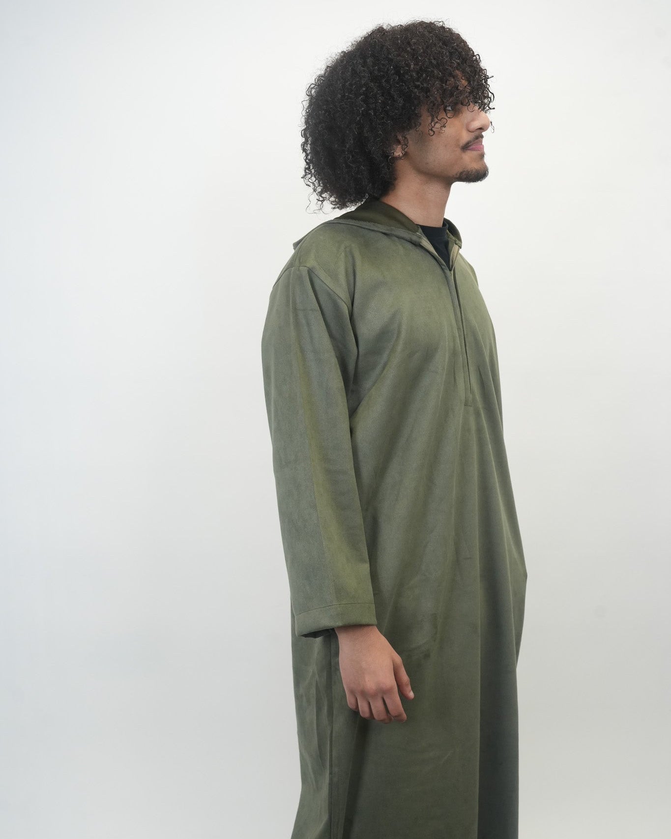 Suede Hooded Thobe